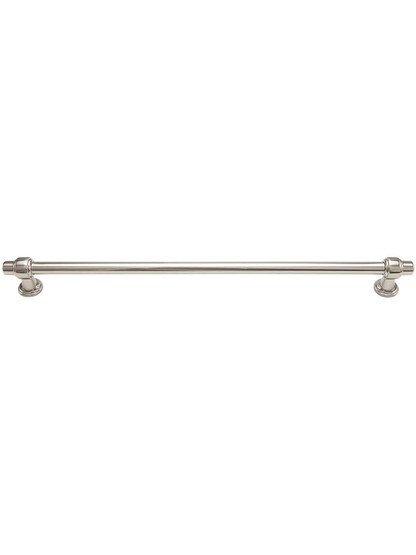 Bronte Cabinet Pull 11 5/16 inch Center-to-Center in Polished Nickel.